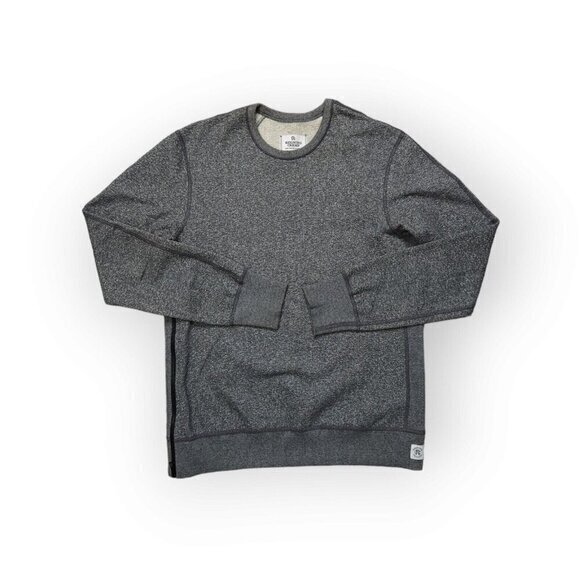 Reigning Champ Side Zip Fleece Crewneck Sweatshirt Mens Small - Picture 1 of 8